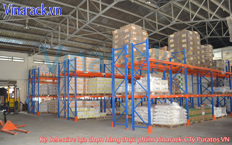 Kệ Sắt Công Nghiệp Selective Pallet Racking